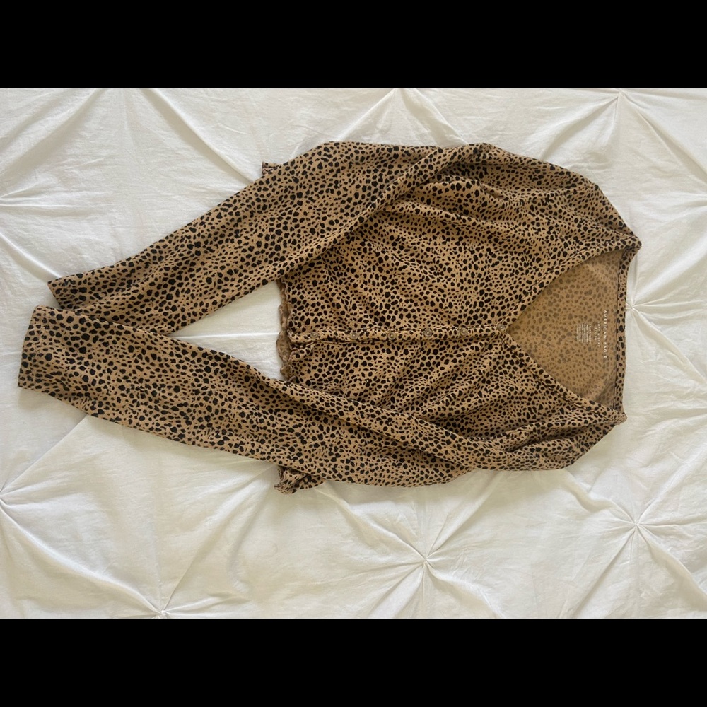 American eagle cheetah long sleeve